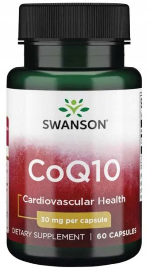 Swanson Koenzym Q10 30mg 60 kaps. Antyoksydant