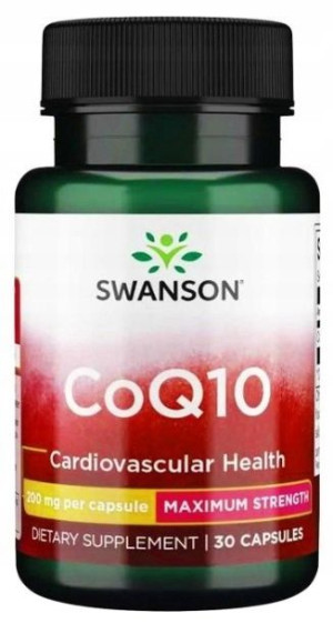 Swanson Koenzym Q10 200mg 30 kaps. Zdrowe Serce