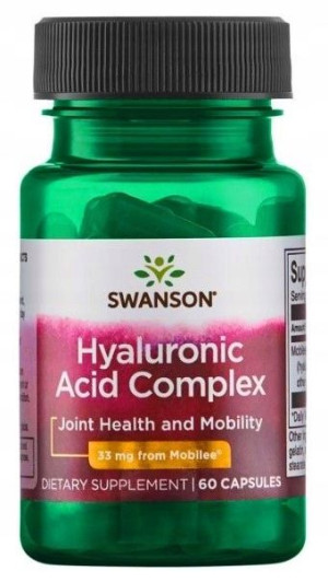 Swanson Hyal-Joint 60kaps. Kwas hialuronowy Stawy