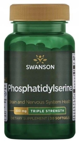 Swanson Fosfatydyloseryna 300mg 30kaps Pamięć Mózg