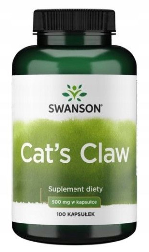 Swanson Cat's Claw 500mg 100kaps. Odporność Stawy