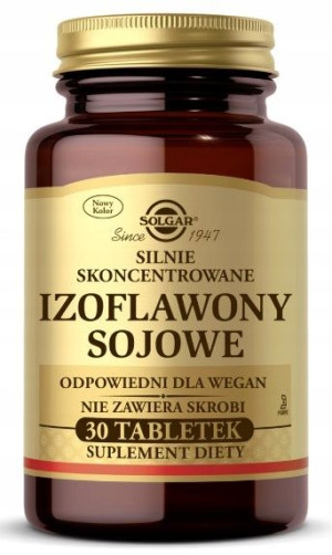 Solgar Izoflawony sojowe Układ kostny Estrogeny