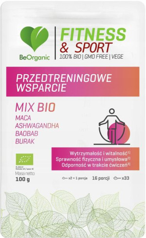 Aliness Przedtreningowe wsparcie MIX BIO 100g