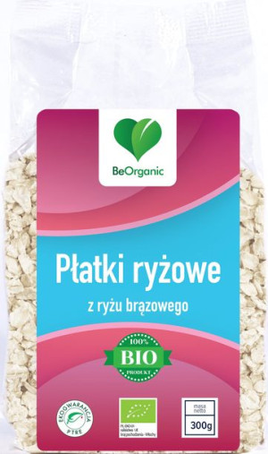 BeOrganic Płatki ryżowe 300g EKO