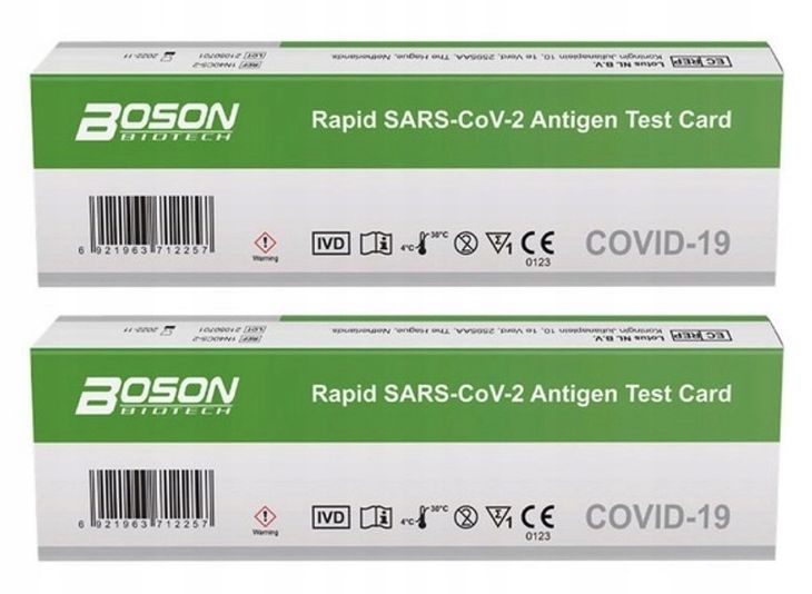 2x Szybki Domowy test antygenowy na COVID-19