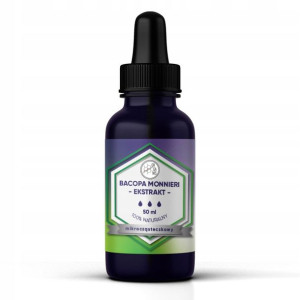 BACOPA MONNIERI Wyciąg 50ml krople ekstrakt brahmi