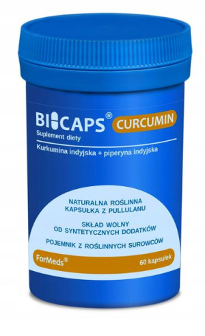 BICAPS ForMeds Kurkumin + PIPERYNA CURCUMIN 60k