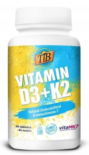 Witaminy D3 K2 TiB tabletki do ssania