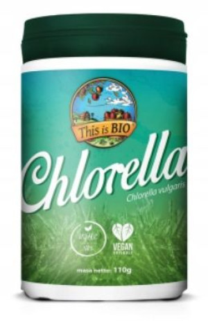 CHLORELLA 110g This is BIO 100% Organiczna