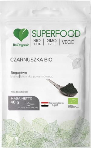 BeOrganic Czarnuszka BIO 40g, Medicaline
