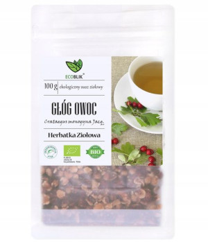 EcoBlik BIO Głóg owoc 100g EKO odprężenie krążenie