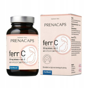 ForMeds PRENACAPS ferr C Żelazo + WITAMINA C ciąża