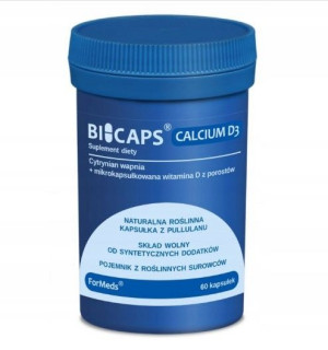 ForMeds BICAPS CALCIUM D3 60 caps. WAPNO WIT D3