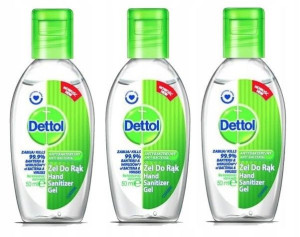 Dettol Żel Antybakteryjny Do Rąk 50ml 3 Sztuki