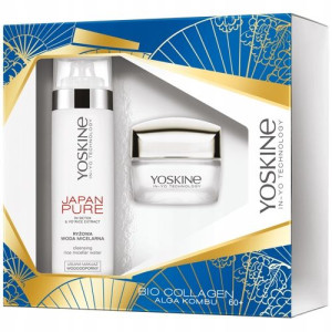 Yoskine Zestaw Bio Collagen 60+ krem + ryżowa woda