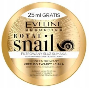 EVELINE ROYAL snail krem do twarzy i ciała 200 ml