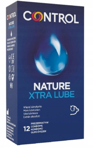 CONTROL NATURE Xtra Lube prezerwatywy nawilżone 12