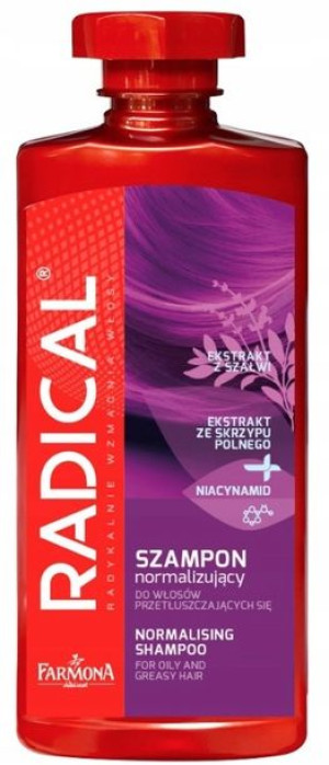 Radical Szampon Normalizujący Włosy Tłuste 400ml