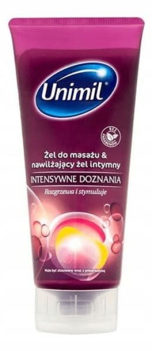 Żel intymny UNIMIL Intensywnie ROZGRZEWA 200 ml