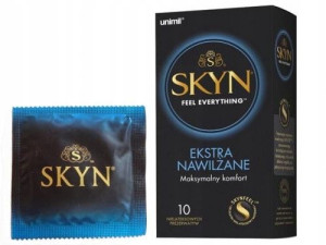 UNIMIL Skyn Ekstra Nawilżane prezerwatywy 10 szt