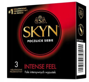 Prezerwatywy Unimil Skyn Intense Feel 3 Szt Box