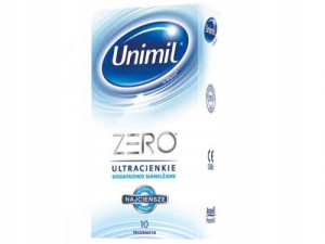 Unimil Prezerwatywy Zero Ultracienkie Nawilżane 10