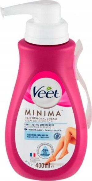 Veet krem do depilacji skóry wrażliwej z pompką