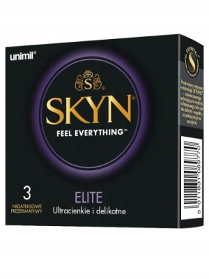 Unimil Skyn Elite Ultracienkie Prezerwatywy 3 szt