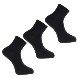 MORAJ Skarpetki 3/4 Czarne 3 PARY SOCKS 35-38