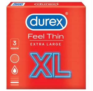 DUREX FEEL THIN XL extra large duże prezerwatywy 3