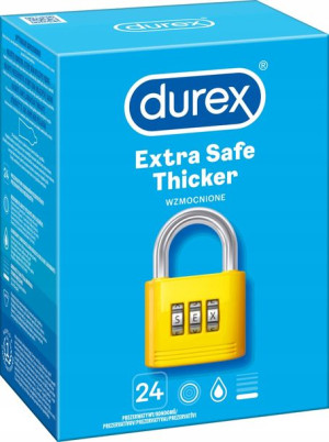 DUREX Extra Safe Thicker prezerwatywy 24 sztuki