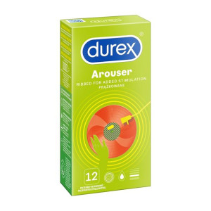 DUREX AROUSER Prezerwatywy, 12 sztuk