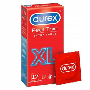 Prezerwatywy DUREX FEEL THIN XL extra large 12 szt
