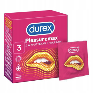 DUREX prezerwatywy Pleasuremax 3 szt