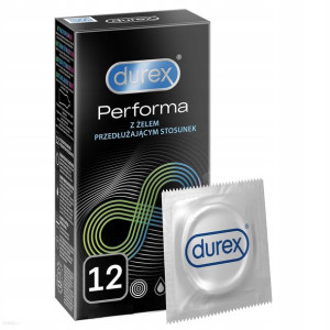 DUREX PERFORMA - Opóźniające wytrysk - 12 szt.