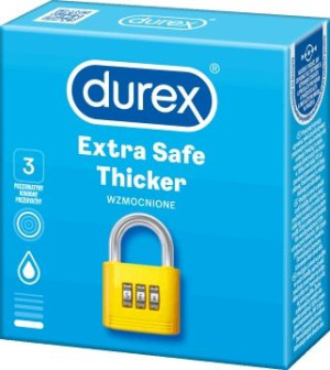 PREZERWATYWY DUREX EXTRA SAFE - Kartonik 3 szt.