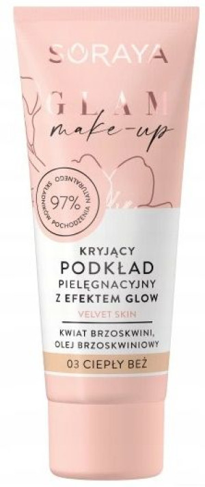 SORAYA GLAM MAKE-UP Podkład Kryjący 03 ciepły beż