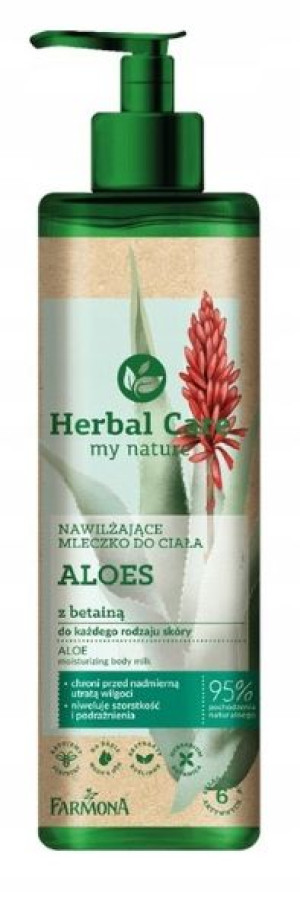 HRBAL CARE Nawilżające mleczko do ciała ALOES