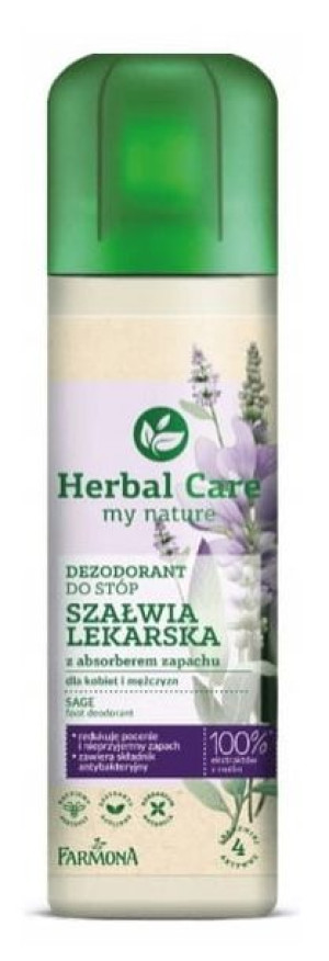 Herbal Care Dezodorant Szałwia lekarska do stóp i