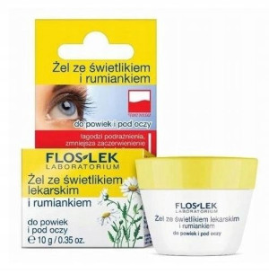FLOS-LEK Żel ze świetlikiem i rumiankiem pod oczy