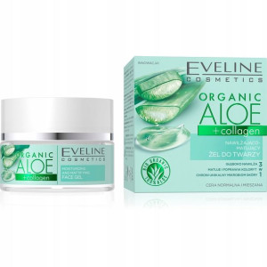 EVELINE Organic Aloe Collagen żel do twarzy 50ml