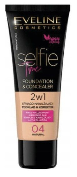 Eveline Selfie Time Podkład 2w1 04 Natural 30ml