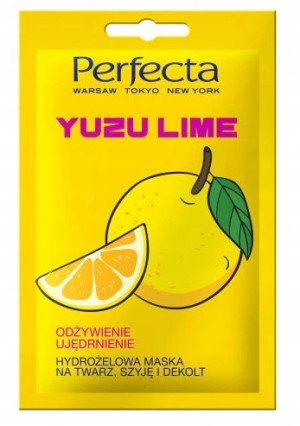 Perfecta Yuzu Lime Hydrożelowa maska na twarz