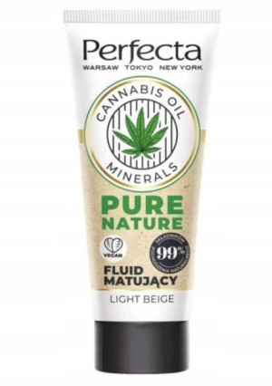 Perfecta Pure Nature Fluid Matujący Light Beige