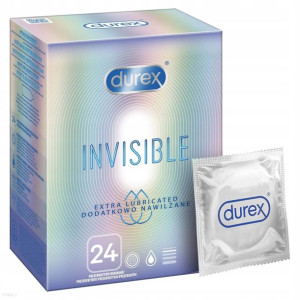 Durex Invisible dodatkowo nawilżane 24 szt