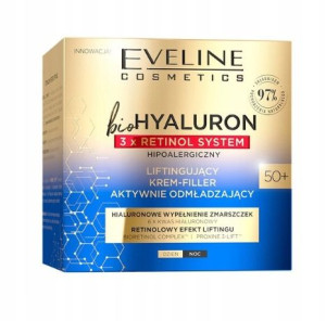 Eveline BioHyaluron Retinol Krem 50 dzień i noc