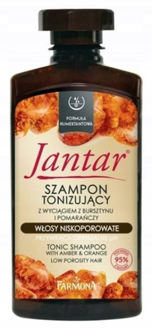 Jantar szampon burszt. pomarańcza wł.niskoporowate