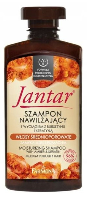 Jantar Szampon Do Włosów Średnioporowatych 330 Ml