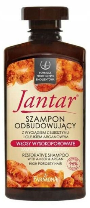 Jantar Szampon Do Włosów Wysokoporowatych 330 Ml