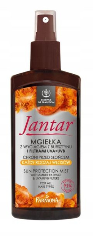 Jantar Mgiełka Chroniąca Przed Słońcem Bursztyn